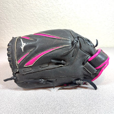 Mizuno Finch 11.5  LHT GPP 1155F1 Fast Pitch Softball Black Pink Leather Glove