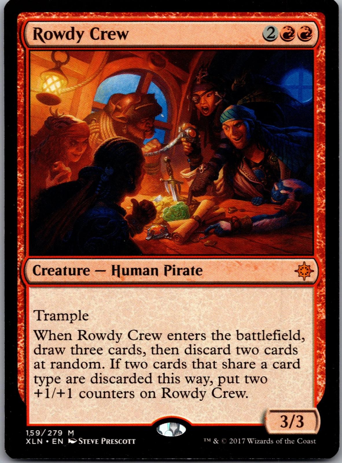 Rowdy Crew 159 Mythic Ixalan Magic: The Gathering Lightly Played