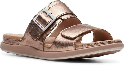 Clarks Step June Sun Sandal, Rose Gold