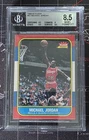 1986 Fleer MICHAEL JORDAN RC rookie #57 BGS 8.5 (9 & 9.5 sub 0.125 from BGS 9!)