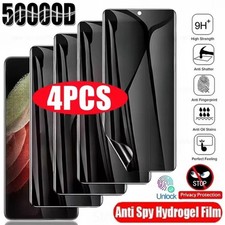 4Pcs Anti-Spy Privacy Screen Protector for Samsung S25 S23 S22 S24 Ultra S20 FE