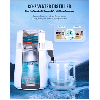 4L Distilled Water Maker - Distill Distilling Water Purifier