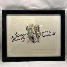 Autographed Lobbyist U.S.Senators Cartoon Rus...