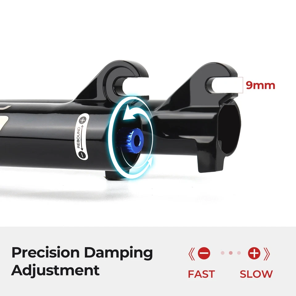 BOLANY MTB Air Fork 26 27.5 29Inch 120mm Travel Air Oil Suspension 9x100mm - Image 4 of 4