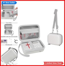 Travel Carry Case for Talking Audio Bible Player White EVA Hard Shell Zipper