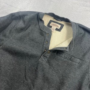 Pull Homme L.L.Bean Henley Polaire Gaufré Bleu - Taille XL - Neuf Avec étiquette