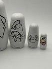 Hello Kitty Sanrio Wooden Nesting Dolls Set Of 5 Melody, Keroppi, Cinnaroll A2 — photo 3