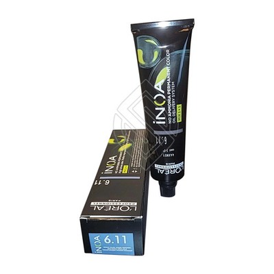 Loreal Inoa #6.11 Dark Blonde Extra Ash Permanent Hair Color Euro=6.11/6BB