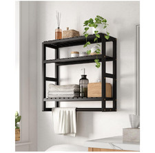 Over the Toilet Storage Bathroom Shelves Wall Mounted 3 Tier Space Saver