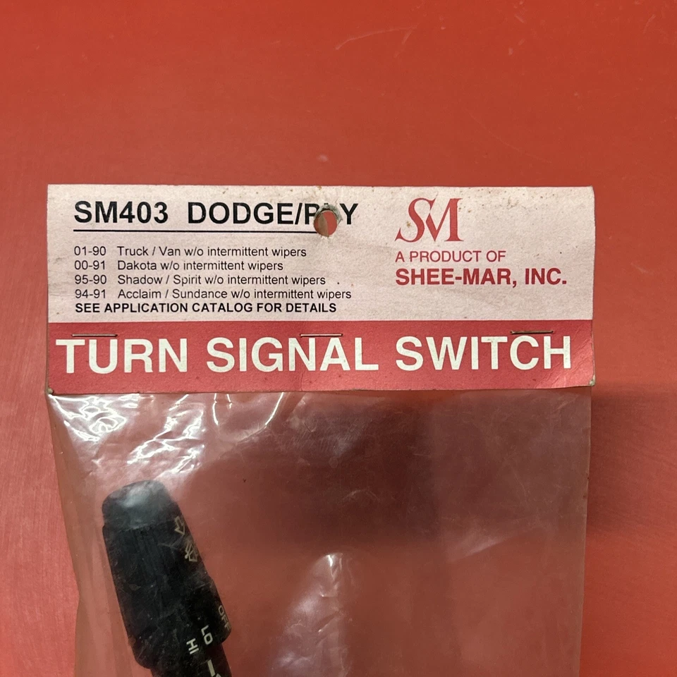 Interruptor multifunción señal de giro Shee-Mar SM403 90-01 sin limpiaparabrisas intermitente Foto 2 de 4