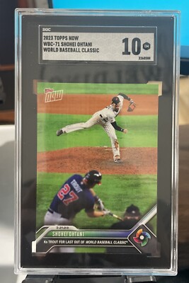 5426 SHOHEI OHTANI 2023 Topps Now WBC71 World Baseball Classic SGC