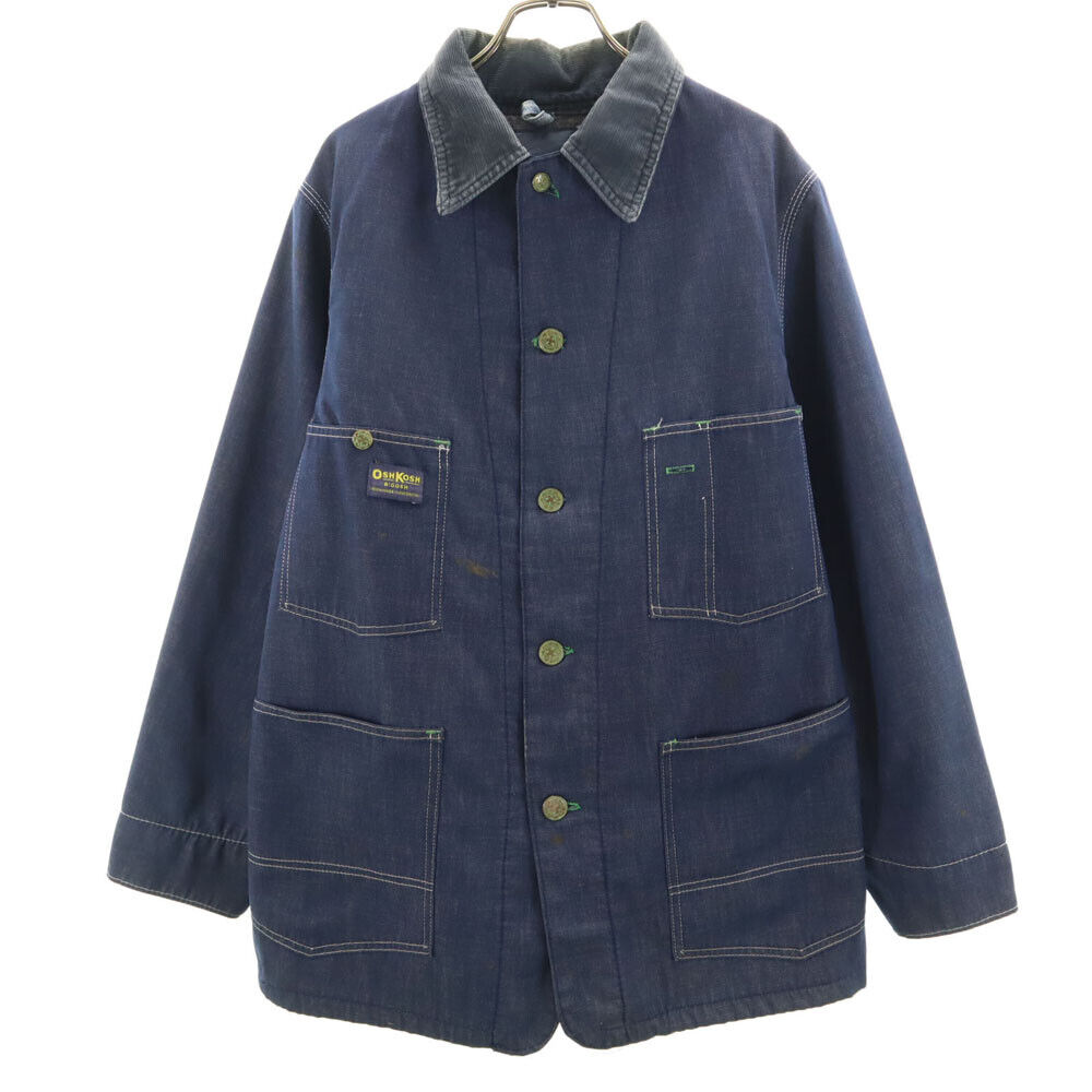 Oshkosh 60s Vintage USA Union Ticket Denim Coveralls 42 Navy Oshkosh 60s Vintage USA Union Ticket Denim Coveralls 42 Navy