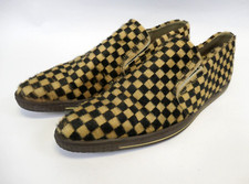 SWEAR London - S***R Causal Shoes - Custom Calfskin Check Design - EU 41, UK 7.5