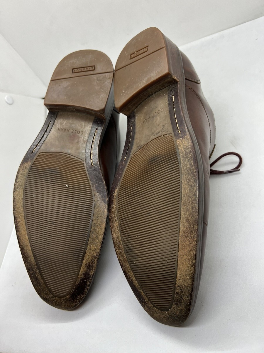 Cole Haan Grand OS Mens Brown Leather Shoes Oxford Sz US 8.5  display picture 2