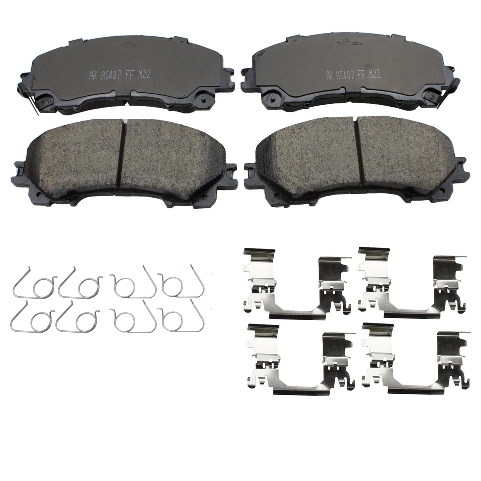Akebono ProACT Front Disc Brake Pad Set for 2014-2017 Nissan Rogue - Image 2 of 4