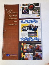 Creative Memories Scrapbook Page Design Layout Ideas Vol VII w/ Stickers 2001