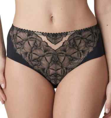 Prima Donna Belgravia bestickter Luxus Slip Gr.24 (5XL) schwarz/nude 0563221