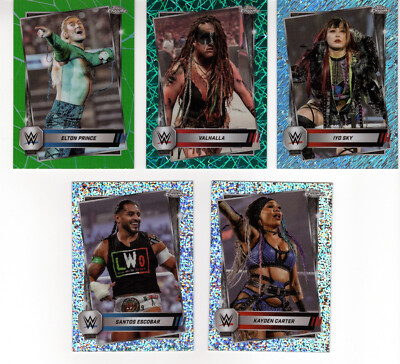 2025 Topps Chrome WWE Numbered Refractor Shimmer Parallels Pick from the list