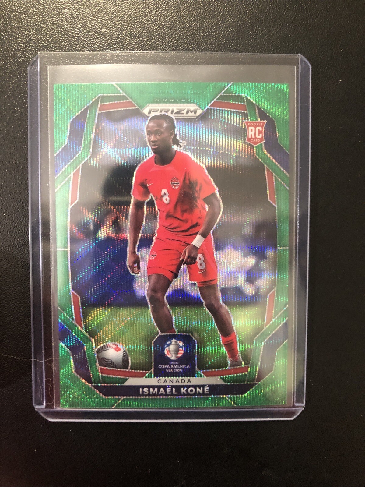 2024 Panini Prizm CONMEBOL Copa America Green Wave Prizm Ismael Kone #173
