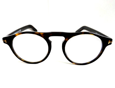 New Tom Ford TF FT 5628-F-B/V 052 49mm Round Ombre Mens Womens  Eyeglasses Frame