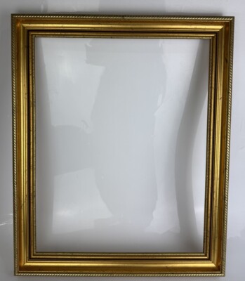 Vintage Stil Gold geriffelt vergoldete Optik Rahmen 23 x 20'' Hoch- oder Querformat