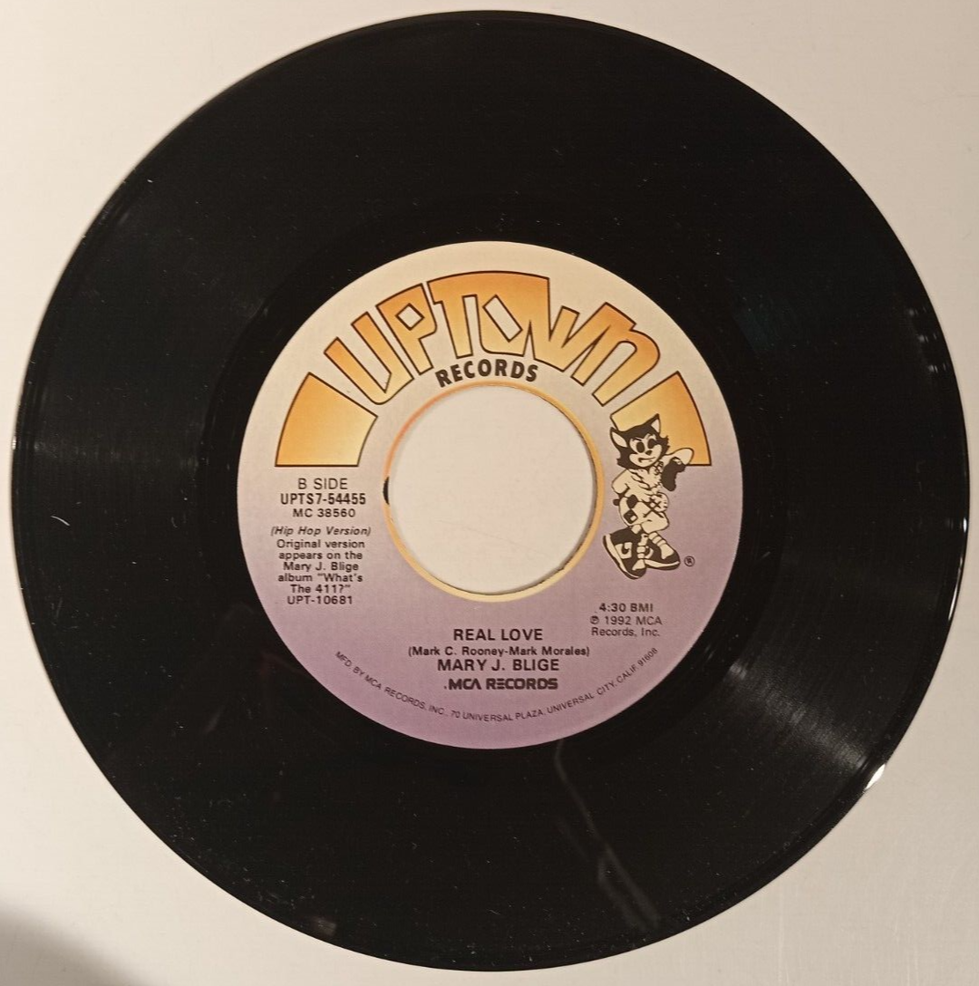 MARY J. BLIGE - REAL LOVE - 1992 RARE US 7