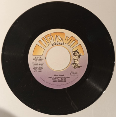 MARY J. BLIGE - REAL LOVE - 1992 RARE US 7