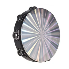 8/10 inch Musical Tambourine Tamborine Drum Round Percussion Gift for KTV Games