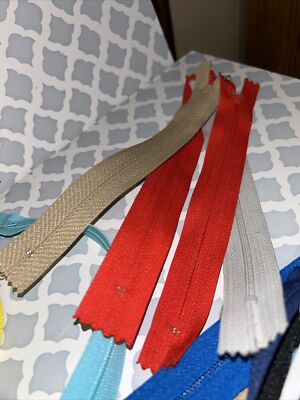 Vtg Lot Of 50 Deadstock 60s 70s Unused Zippers | eBay