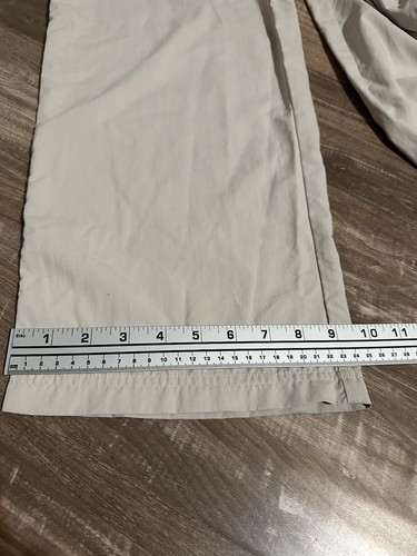 Columbia PFG Pants Mens Medium Beige Convertible Hiking Fishing Outdoor 40x32 - Picture 9 of 10