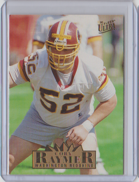 1995 Fleer Ultra Rookie Card #342 Cory Raymer Washington Redskins | eBay