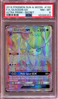 Glaceon Gx Ultra Prism ENG Full Art FA Hyper Rare NM OriCa