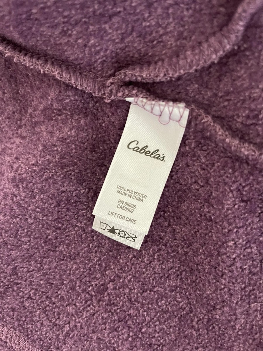 CABELA'S WOMENS KNIT FLEECE LINED JACKET Sz M EXCELLENT | eBay
