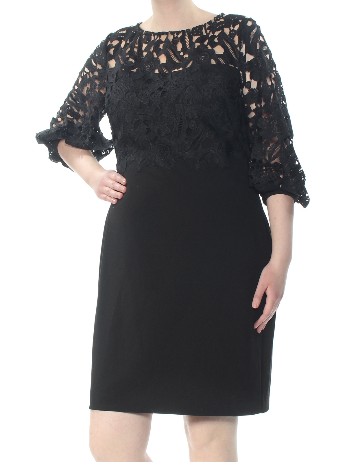 overlay cocktail dress