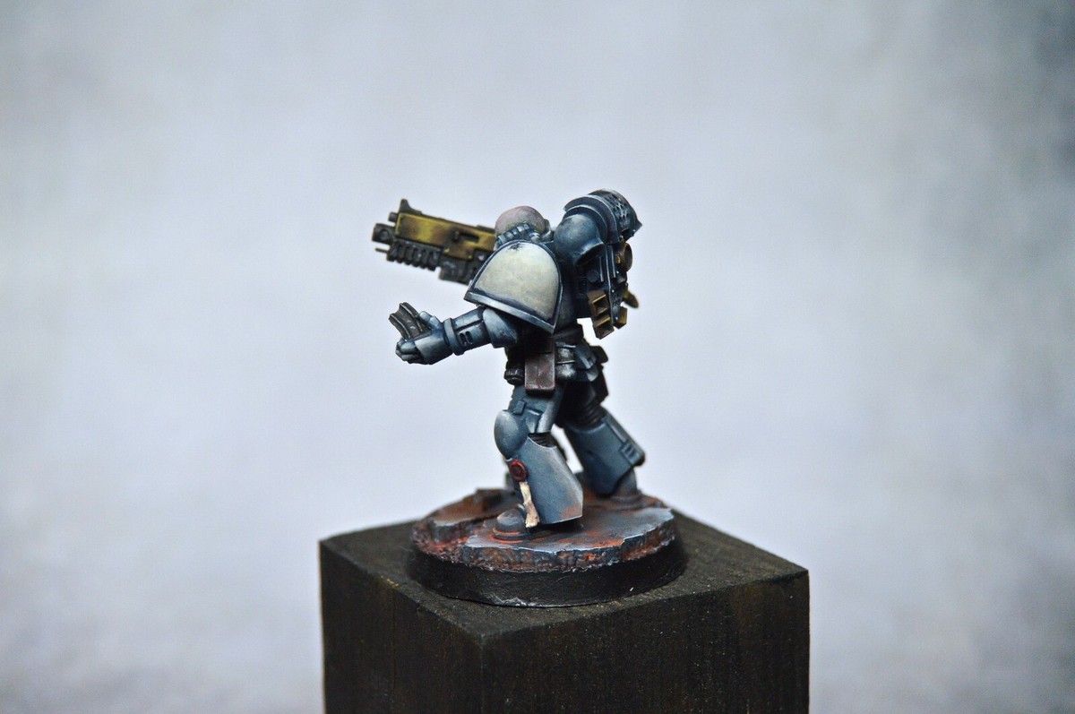 Warhammer 40k - Space Marine Brother Tidus - Figurine Peinte Par Pro - Games Workshop