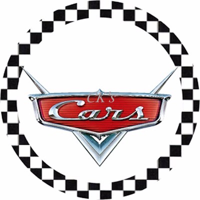 Cars Logo 7 Inch Edible Image Cake & Cupcake Toppers | eBay