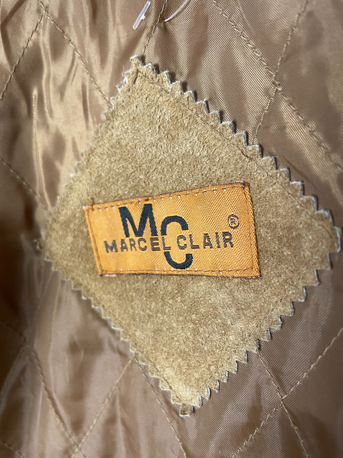Marcel Clair Leather Jacket Men Lined Brown Short image 5