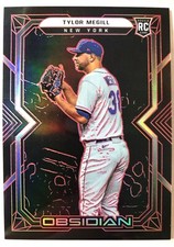 2022 Chronicles Obsidian TYLOR MEGILL Electric Etch Red Parallel /25 NY Mets