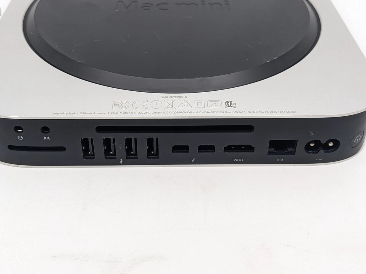 2014 Apple Mac Mini A1347 3GHz Intel i7 16GB 128GB SSD + 2TB HDD