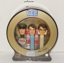 PEZ Elvis is 3 Dispenser Gift Set LE Limited Edition with CD