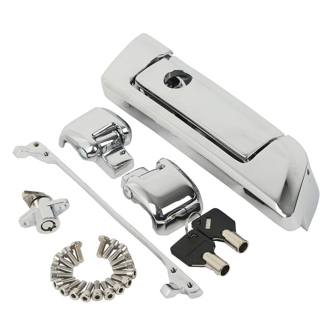 Pack Trunk Hinges Latch For Harley Tour Pak Street Road Glide Road King