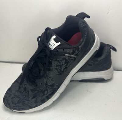 Nike Running Shoes Air Max Motion Women's Sz 8 LW 902853-001 Black & Gray Floral