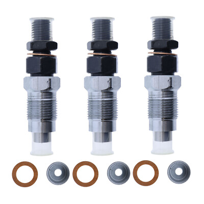 3X Fuel Injector 16082-53001 16082-53900 For Kubota KX91-3 L2500DT L3400F U35