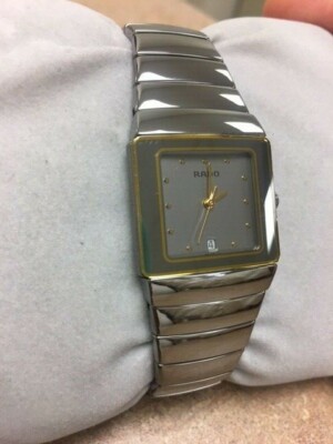 Rado DiaStar Swiss Ceramic Women Quartz Gray Dial 111.0333.3 | eBay