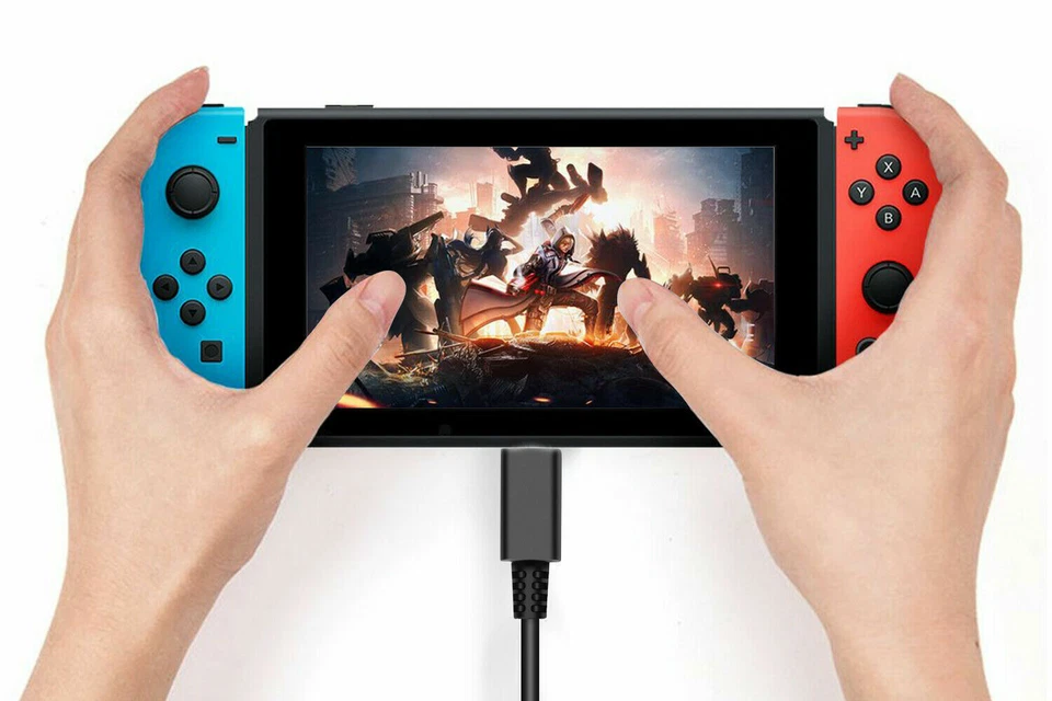 Switch carregador rápido para Nintendo Switch/Lite adaptador CA fonte de alimentação cabo tipo C - Imagem 2 de 4