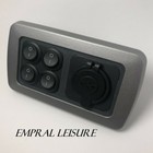 12v CBE C-Line Light Switch Socket CamperVan Caravan Motorhome ...