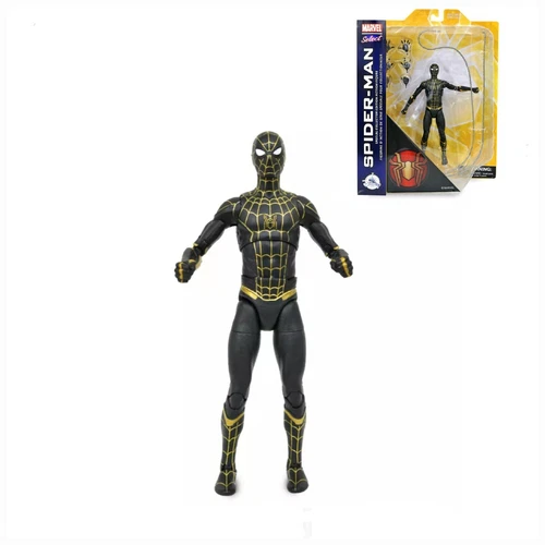 Disney Marvel Select Spider-Man Black Suit Action Figure By Diamond 