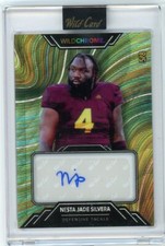 Nesta Jade Silvera 2023 Wild Card Wild Chrome Draft Auto 5/8 Las Vegas