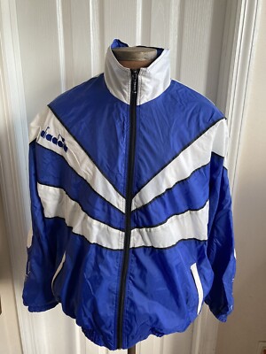 Vintage Diadora warm up jacket FC Bayern FCB Munich München Football SZ XL