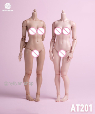 希少セット！Worldbox 1/6　AT201・202 Worldbox 1/6 AT201/AT202 Pale Suntan 12'' Female Action Figure